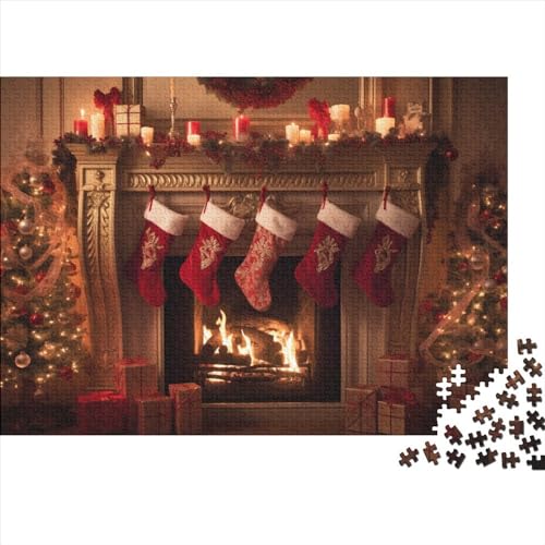 Weihnachten Holzpuzzle Für Erwachsene - 1000 Teile Weihnachtsthema Hausdekoration, Intellektuelles Spiel, Stressabbau, Bildungswert, Herausforderung Weihnachten Holzpuzzle Für Erwachsene - 1000 Teile Weihnachtsthema Hausdekoration, Intellektuelles Spiel, Stressabbau, Bildungswert, Herausforderung von WZXYMXDP