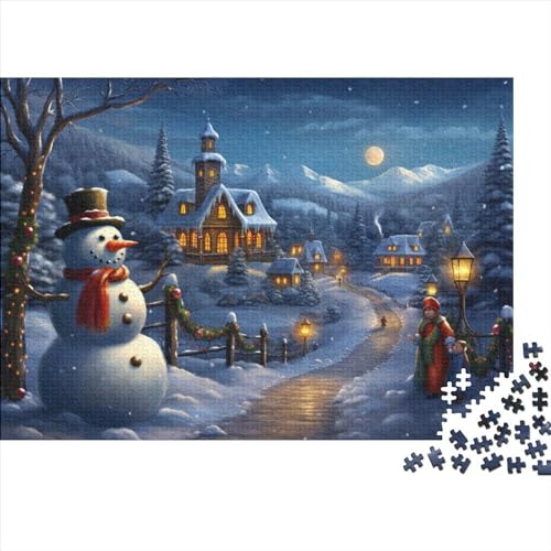 Weihnachten Holzpuzzle Für Erwachsene - 1000 Teile Winterthemen Hausdekoration, Intellektuelles Spiel, Stressabbau, Bildungswert, Herausforderung Weihnachten Holzpuzzle Für Erwachsene - 1000 Teile Winterthemen Hausdekoration, Intellektuelles Spiel, Stressabbau, Bildungswert, Herausforderung von WZXYMXDP