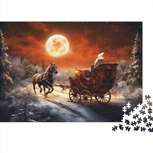 Weihnachtsthema Puzzles Für Erwachsene - 1000 Teile Socken Intellektuelles Spiel, Bildungspiel, Hausdekoration, Stressabbau, Herausforderung (1000pcs (75x50cm)) von WZXYMXDP