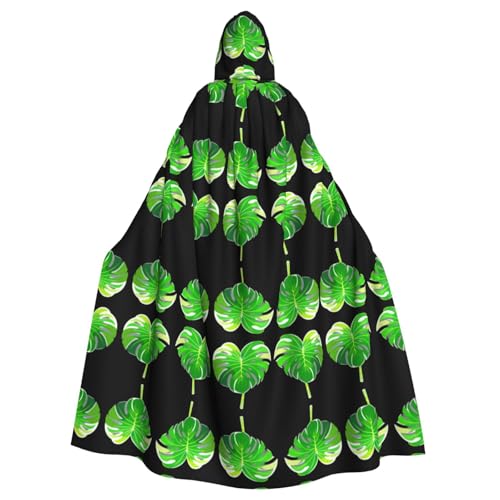 WZYCWB Abstraktes Monstera-Blatt-Halloween-Kapuzenumhang, geeignet für Party, Karneval, Rollenspiel-Kostüme WZYCWB Abstraktes Monstera-Blatt-Halloween-Kapuzenumhang, geeignet für Party, Karneval, Rollenspiel-Kostüme von WZYCWB
