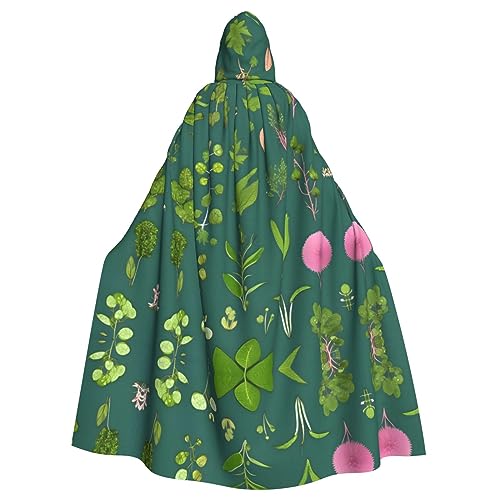 WZYCWB Blumen und Pflanzen Halloween Dekoration Umhang Erwachsene Große Größe Kapuzenumhang Unisex Karneval Umhang für Maskerade Rollenspiele WZYCWB Blumen und Pflanzen Halloween Dekoration Umhang Erwachsene Große Größe Kapuzenumhang Unisex Karneval Umhang für Maskerade Rollenspiele von WZYCWB