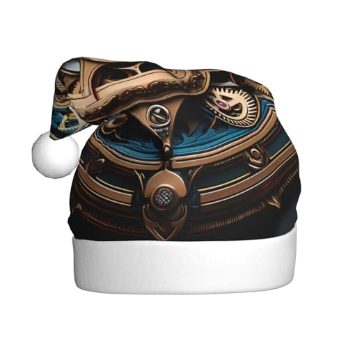 WZYCWB Coole Steampunk Gears Erwachsene Weihnachtsmütze Unisex Weihnachtsmann Weihnachten Halloween Urlaub Party Erwachsene Plüsch Weihnachtsmütze WZYCWB Coole Steampunk Gears Erwachsene Weihnachtsmütze Unisex Weihnachtsmann Weihnachten Halloween Urlaub Party Erwachsene Plüsch Weihnachtsmütze von WZYCWB