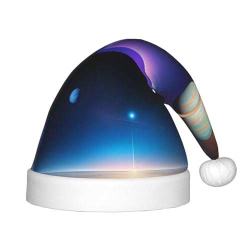 WZYCWB Cosmic Saturn Neujahr Party Kinder Hut Weihnachten Event Bühnenaufführung Urlaub Party Szene Kindermode Weihnachtsmütze von WZYCWB