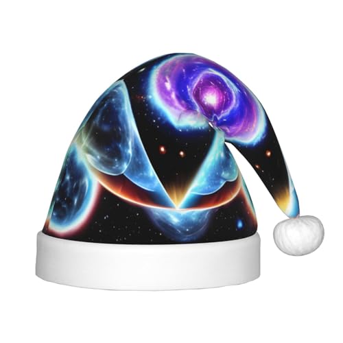 WZYCWB Cosmic Stars Neujahr Party Kinderhut Weihnachten Event Bühnenaufführung Urlaub Party Szene Kindermode Weihnachtsmütze von WZYCWB