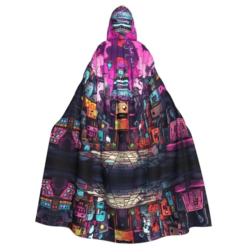 WZYCWB Dunkle Pfade, gemusterter Kapuzenumhang, Cosplay-Kostüm für Männer und Frauen, Halloween-Kostüm für Erwachsene WZYCWB Dunkle Pfade, gemusterter Kapuzenumhang, Cosplay-Kostüm für Männer und Frauen, Halloween-Kostüm für Erwachsene von WZYCWB