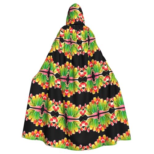 WZYCWB Ein Strauß Tulpen Halloween Kapuzenumhang geeignet für Party Karneval Rollenspiel Kostüme WZYCWB Ein Strauß Tulpen Halloween Kapuzenumhang geeignet für Party Karneval Rollenspiel Kostüme von WZYCWB