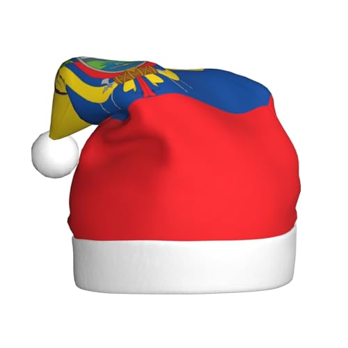 WZYCWB Flagge von Ecuador Erwachsene Weihnachtsmütze Unisex Weihnachtsmann Weihnachten Halloween Urlaub Party Erwachsene Plüsch Weihnachtsmütze WZYCWB Flagge von Ecuador Erwachsene Weihnachtsmütze Unisex Weihnachtsmann Weihnachten Halloween Urlaub Party Erwachsene Plüsch Weihnachtsmütze von WZYCWB