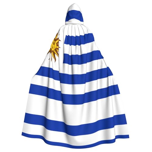 WZYCWB Flagge von Uruguay gemusterter Ballumhang Erwachsene erweiterte Zaubererrobe Maskerade Kostüm Karneval Motto Party Kleid von WZYCWB