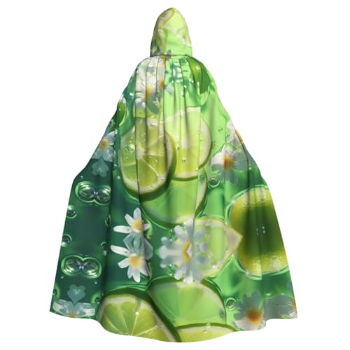WZYCWB Gemusterter Kapuzenumhang mit Zitronen im Wasser, Cosplay-Kostüm für Damen und Herren, Halloween-Rollenspiel-Kostüm für Erwachsene WZYCWB Gemusterter Kapuzenumhang mit Zitronen im Wasser, Cosplay-Kostüm für Damen und Herren, Halloween-Rollenspiel-Kostüm für Erwachsene von WZYCWB