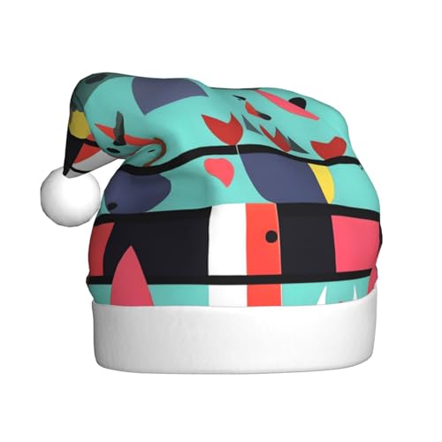 WZYCWB Geometrische Muster Erwachsene Weihnachtsmütze Unisex Weihnachtsmann Weihnachten Halloween Urlaub Party Erwachsene Plüsch Weihnachtsmütze WZYCWB Geometrische Muster Erwachsene Weihnachtsmütze Unisex Weihnachtsmann Weihnachten Halloween Urlaub Party Erwachsene Plüsch Weihnachtsmütze von WZYCWB