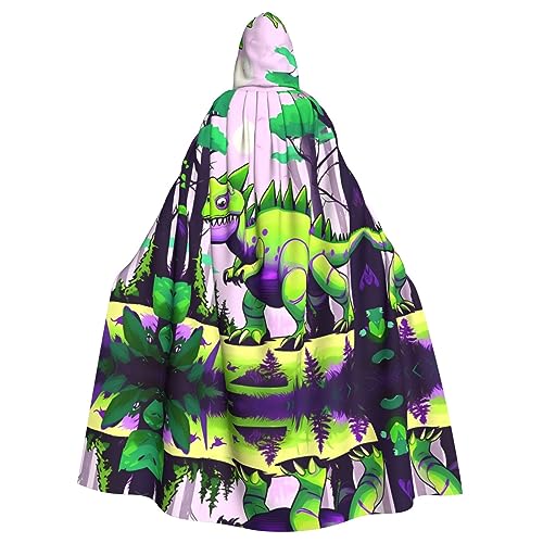 WZYCWB Grüner Dinosaurier Halloween Dekoration Umhang Erwachsene Große Größe Kapuzen Umhang Unisex Karneval Umhang für Maskerade Rollenspiele WZYCWB Grüner Dinosaurier Halloween Dekoration Umhang Erwachsene Große Größe Kapuzen Umhang Unisex Karneval Umhang für Maskerade Rollenspiele von WZYCWB