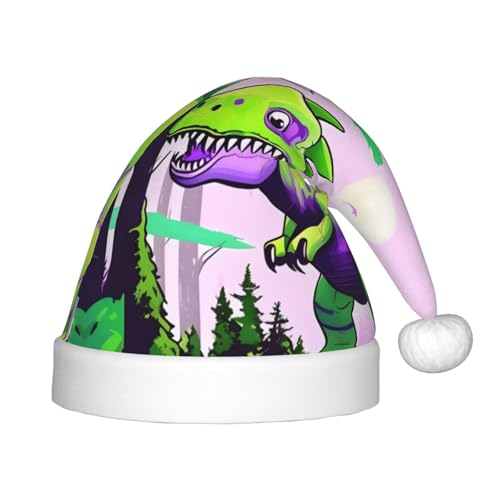 WZYCWB Grüner Dinosaurier Neujahr Party Kinderhut Weihnachten Event Bühnenaufführung Urlaub Party Szene Kindermode Weihnachtsmütze von WZYCWB