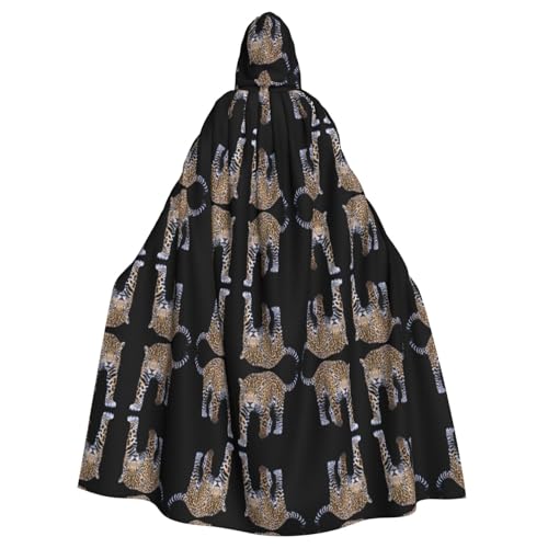 WZYCWB Jaguar Halloween Kapuzenumhang geeignet für Party Karneval Rollenspiel Kostüme WZYCWB Jaguar Halloween Kapuzenumhang geeignet für Party Karneval Rollenspiel Kostüme von WZYCWB