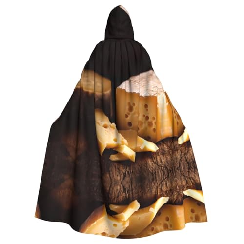WZYCWB Käse gemusterter Kapuzenumhang, Robe Cosplay Kostüm für Männer und Frauen, Halloween Erwachsene Rollenspiel Kostüm WZYCWB Käse gemusterter Kapuzenumhang, Robe Cosplay Kostüm für Männer und Frauen, Halloween Erwachsene Rollenspiel Kostüm von WZYCWB