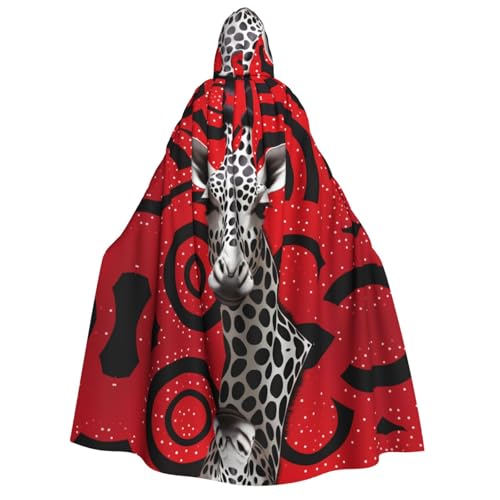 WZYCWB Kapuzenumhang mit Giraffen-Motiv und gepunkteter Figur für Erwachsene – perfekt für Halloween-Partys, Cosplay, Bühnenauftritte und Themenveranstaltungen. WZYCWB Kapuzenumhang mit Giraffen-Motiv und gepunkteter Figur für Erwachsene – perfekt für Halloween-Partys, Cosplay, Bühnenauftritte und Themenveranstaltungen. von WZYCWB