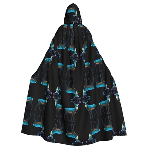 WZYCWB Keltischer Stil Hirsch Halloween Kapuzenumhang geeignet für Party Karneval Rollenspiel Kostüme WZYCWB Keltischer Stil Hirsch Halloween Kapuzenumhang geeignet für Party Karneval Rollenspiel Kostüme von WZYCWB