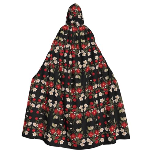 WZYCWB Kirschblüten Halloween Kapuzenumhang geeignet für Party Karneval Rollenspiel Kostüme von WZYCWB