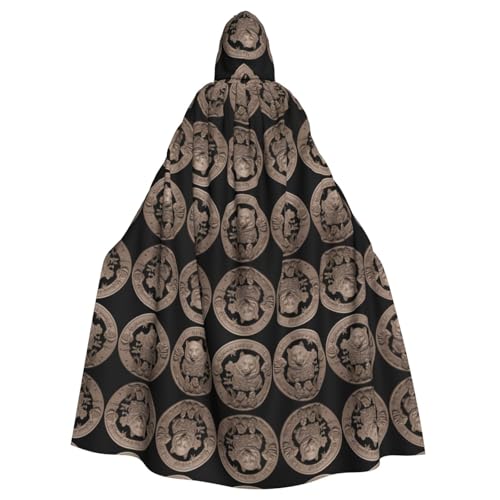 WZYCWB Kupferring Halloween Kapuzenumhang geeignet für Party Karneval Rollenspiel Kostüme WZYCWB Kupferring Halloween Kapuzenumhang geeignet für Party Karneval Rollenspiel Kostüme von WZYCWB
