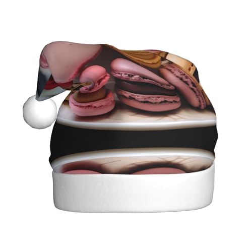 WZYCWB Macaron Dessert Erwachsene Weihnachtsmütze Unisex Weihnachtsmann Weihnachten Halloween Urlaub Party Erwachsene Plüsch Weihnachtsmütze WZYCWB Macaron Dessert Erwachsene Weihnachtsmütze Unisex Weihnachtsmann Weihnachten Halloween Urlaub Party Erwachsene Plüsch Weihnachtsmütze von WZYCWB