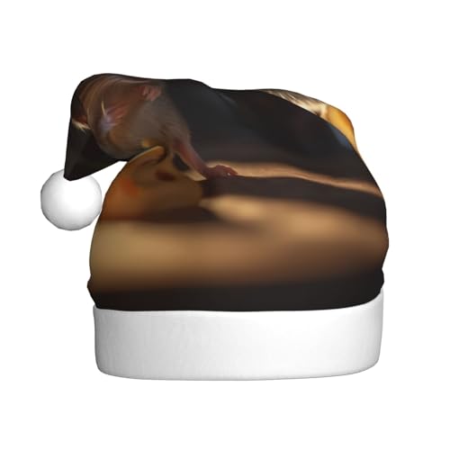 WZYCWB Mäuse Erwachsene Weihnachtsmütze Unisex Weihnachtsmann Weihnachten Halloween Urlaub Party Erwachsene Plüsch Weihnachtsmütze WZYCWB Mäuse Erwachsene Weihnachtsmütze Unisex Weihnachtsmann Weihnachten Halloween Urlaub Party Erwachsene Plüsch Weihnachtsmütze von WZYCWB