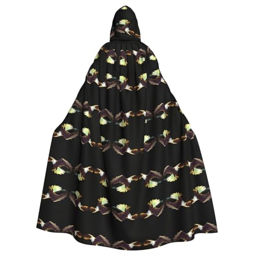 WZYCWB Mighty Adler Halloween Kapuzenumhang geeignet für Party Karneval Rollenspiel Kostüme von WZYCWB