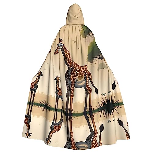 WZYCWB Mutter und Kind Giraffe Halloween Dekoration Umhang Erwachsene Große Größe Kapuzen Umhang Unisex Karneval Umhang für Maskerade Rollenspiele WZYCWB Mutter und Kind Giraffe Halloween Dekoration Umhang Erwachsene Große Größe Kapuzen Umhang Unisex Karneval Umhang für Maskerade Rollenspiele von WZYCWB