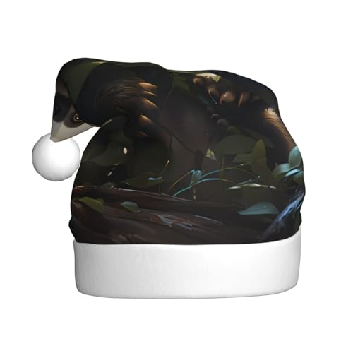 WZYCWB Niedliche Panda-Pflanzen-Weihnachtsmütze für Erwachsene, Unisex, Weihnachtsmann, Weihnachten, Halloween, Urlaubsparty, Erwachsene, Plüsch-Weihnachtsmütze WZYCWB Niedliche Panda-Pflanzen-Weihnachtsmütze für Erwachsene, Unisex, Weihnachtsmann, Weihnachten, Halloween, Urlaubsparty, Erwachsene, Plüsch-Weihnachtsmütze von WZYCWB