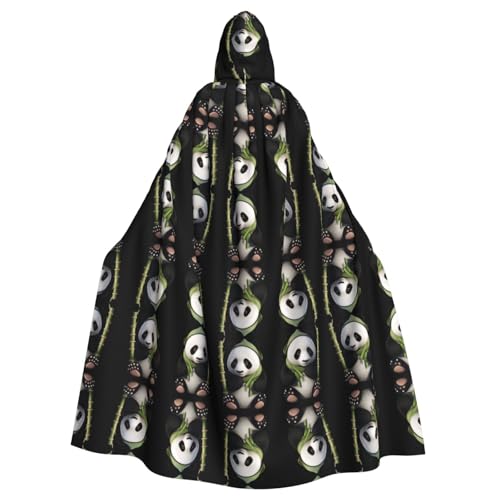 WZYCWB Niedlicher Riesenpanda Halloween Kapuzenumhang geeignet für Party Karneval Rollenspiel Kostüme von WZYCWB