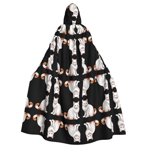 WZYCWB Niedlicher Van Lake Cat Halloween Kapuzenumhang geeignet für Party Karneval Rollenspiel Kostüme WZYCWB Niedlicher Van Lake Cat Halloween Kapuzenumhang geeignet für Party Karneval Rollenspiel Kostüme von WZYCWB