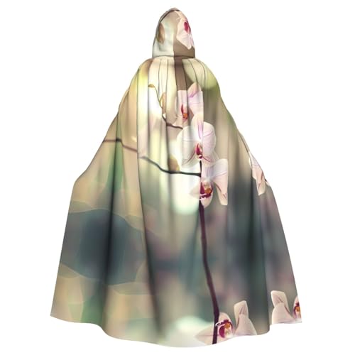 WZYCWB Orchidee Gemusterte Kapuzenumhang Robe Cosplay Kostüm für Männer Frauen Halloween Erwachsene Rollenspiel Kostüm WZYCWB Orchidee Gemusterte Kapuzenumhang Robe Cosplay Kostüm für Männer Frauen Halloween Erwachsene Rollenspiel Kostüm von WZYCWB