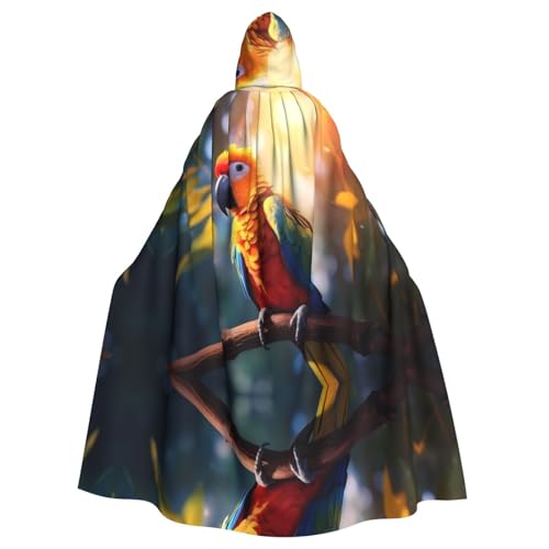 WZYCWB Papagei auf einem Ast gemusterter Ballumhang Erwachsene erweiterte Zaubererrobe Maskerade Kostüm Karneval Motto Party Kleid WZYCWB Papagei auf einem Ast gemusterter Ballumhang Erwachsene erweiterte Zaubererrobe Maskerade Kostüm Karneval Motto Party Kleid von WZYCWB