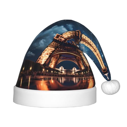 WZYCWB Paris Turm Neujahr Party Kinderhut Weihnachten Event Bühnenaufführung Urlaub Party Szene Kindermode Weihnachtsmütze von WZYCWB