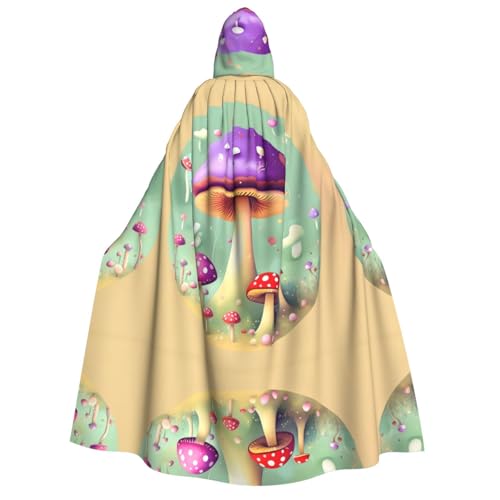 WZYCWB Purple Dream Mushroom Kapuzenumhang für Erwachsene – perfekt für Halloween-Partys, Cosplay, Bühnenauftritte und Themenveranstaltungen. WZYCWB Purple Dream Mushroom Kapuzenumhang für Erwachsene – perfekt für Halloween-Partys, Cosplay, Bühnenauftritte und Themenveranstaltungen. von WZYCWB