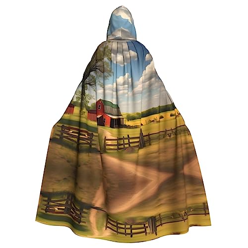 WZYCWB Ranch View Halloween Dekoration Umhang Erwachsene Große Größe Kapuzen Umhang Unisex Karneval Umhang für Maskerade Rollenspiele WZYCWB Ranch View Halloween Dekoration Umhang Erwachsene Große Größe Kapuzen Umhang Unisex Karneval Umhang für Maskerade Rollenspiele von WZYCWB