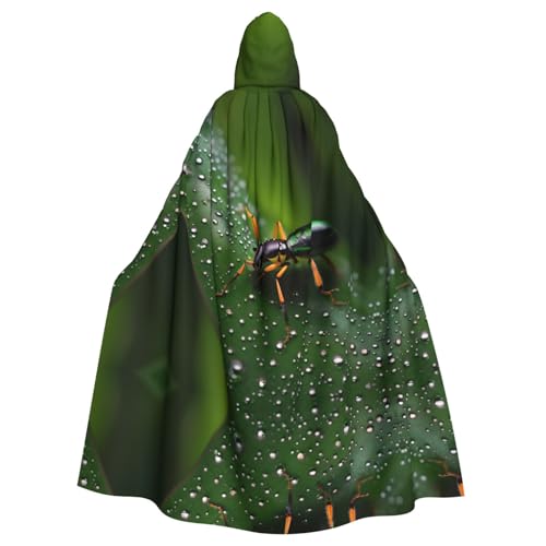 WZYCWB Regenbögen Insekten gemusterter Ballumhang Erwachsene erweiterte Zauberer Robe Maskerade Kostüm Karneval Motto Party Kleid von WZYCWB