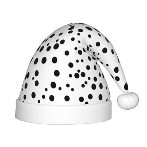 WZYCWB Schwarz und Weiß Polka Dot Neujahr Party Kinder Hut Weihnachten Event Bühnenaufführung Urlaub Party Szene Kindermode Weihnachtsmütze WZYCWB Schwarz und Weiß Polka Dot Neujahr Party Kinder Hut Weihnachten Event Bühnenaufführung Urlaub Party Szene Kindermode Weihnachtsmütze von WZYCWB