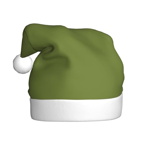WZYCWB Solide dunkelgrüne Weihnachtsmütze für Erwachsene, Unisex, Weihnachtsmann, Weihnachten, Halloween, Urlaubsparty, Erwachsene, Plüsch-Weihnachtsmütze WZYCWB Solide dunkelgrüne Weihnachtsmütze für Erwachsene, Unisex, Weihnachtsmann, Weihnachten, Halloween, Urlaubsparty, Erwachsene, Plüsch-Weihnachtsmütze von WZYCWB