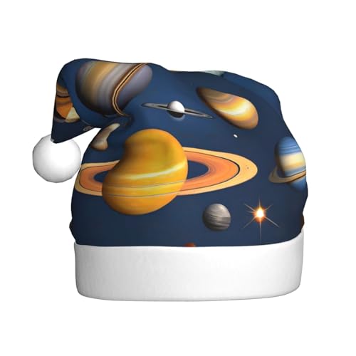 WZYCWB Sonnensystem Planeten Erwachsene Weihnachtsmütze Unisex Weihnachtsmann Weihnachten Halloween Urlaub Party Erwachsene Plüsch Weihnachtsmütze WZYCWB Sonnensystem Planeten Erwachsene Weihnachtsmütze Unisex Weihnachtsmann Weihnachten Halloween Urlaub Party Erwachsene Plüsch Weihnachtsmütze von WZYCWB
