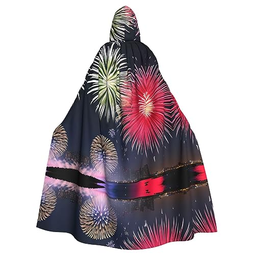 WZYCWB Splendid Feuerwerk Halloween Dekoration Umhang Erwachsene Große Größe Kapuzen Umhang Unisex Karneval Umhang für Maskerade Rollenspiele WZYCWB Splendid Feuerwerk Halloween Dekoration Umhang Erwachsene Große Größe Kapuzen Umhang Unisex Karneval Umhang für Maskerade Rollenspiele von WZYCWB