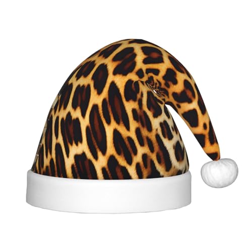 WZYCWB Streifen auf Leoparden Neujahr Party Kinderhut Weihnachten Event Bühnenaufführung Urlaub Party Szene Kindermode Weihnachtsmütze von WZYCWB