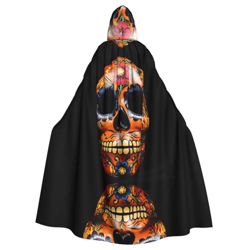 WZYCWB Tag der Toten Masken Halloween Kapuzenumhang geeignet für Party Karneval Rollenspiel Kostüme WZYCWB Tag der Toten Masken Halloween Kapuzenumhang geeignet für Party Karneval Rollenspiel Kostüme von WZYCWB