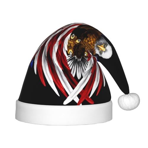 WZYCWB USA-Flagge Patriotischer Adler Neujahrsparty Kinderhut Weihnachten Event Bühnenaufführung Urlaub Party Szene Kindermode Weihnachtsmütze WZYCWB USA-Flagge Patriotischer Adler Neujahrsparty Kinderhut Weihnachten Event Bühnenaufführung Urlaub Party Szene Kindermode Weihnachtsmütze von WZYCWB
