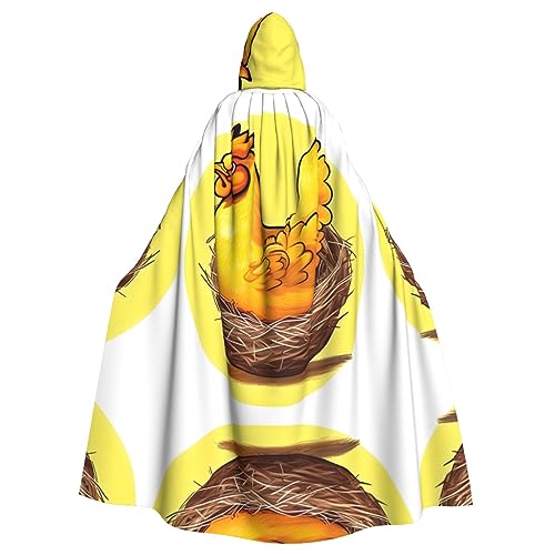 WZYCWB Vogelnest Goldenes Huhn Halloween Dekoration Umhang Erwachsene Große Größe Kapuzenumhang Unisex Karneval Umhang für Maskerade Rollenspiele WZYCWB Vogelnest Goldenes Huhn Halloween Dekoration Umhang Erwachsene Große Größe Kapuzenumhang Unisex Karneval Umhang für Maskerade Rollenspiele von WZYCWB