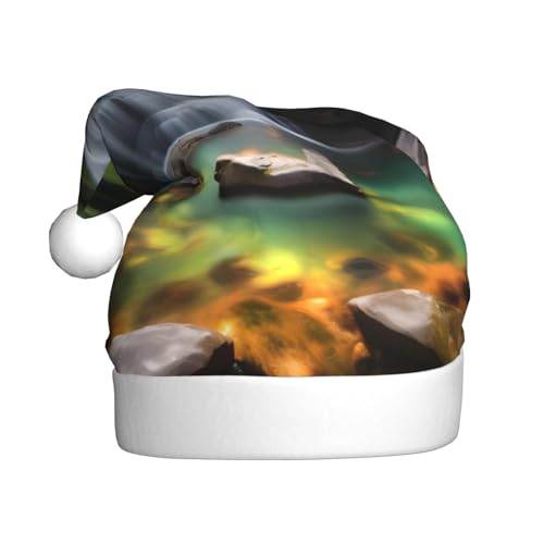 WZYCWB Waterfall Views Erwachsene Weihnachtsmütze Unisex Weihnachtsmann Weihnachten Halloween Urlaub Party Erwachsene Plüsch Weihnachtsmütze WZYCWB Waterfall Views Erwachsene Weihnachtsmütze Unisex Weihnachtsmann Weihnachten Halloween Urlaub Party Erwachsene Plüsch Weihnachtsmütze von WZYCWB