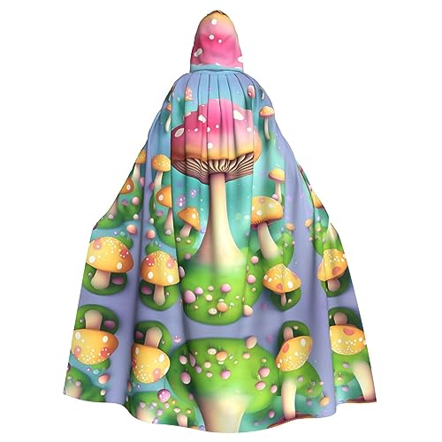 WZYCWB Wunderbare kleine Pilze gemusterter Kapuzenumhang Robe Cosplay Kostüm für Männer und Frauen Halloween Erwachsene Rollenspiel Kostüm WZYCWB Wunderbare kleine Pilze gemusterter Kapuzenumhang Robe Cosplay Kostüm für Männer und Frauen Halloween Erwachsene Rollenspiel Kostüm von WZYCWB