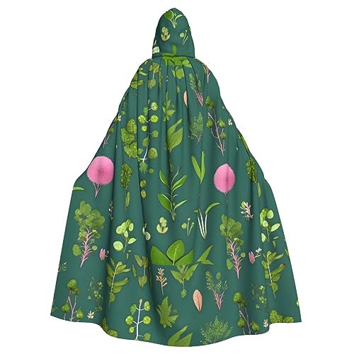 WZYGXMW Blumen und Pflanzen Erwachsenen-Bademantel mit Kapuze, für Halloween, Party, Rollenspiel, übergroßer Hut, Dekoration, Kostüm WZYGXMW Blumen und Pflanzen Erwachsenen-Bademantel mit Kapuze, für Halloween, Party, Rollenspiel, übergroßer Hut, Dekoration, Kostüm von WZYGXMW