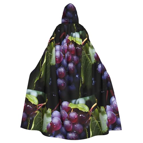 WZYGXMW Fresh Grapes Erwachsenen-Umhang mit Kapuze, für Halloween, Party, Rollenspiel, übergroßer Hut, Dekoration, Kostüm WZYGXMW Fresh Grapes Erwachsenen-Umhang mit Kapuze, für Halloween, Party, Rollenspiel, übergroßer Hut, Dekoration, Kostüm von WZYGXMW