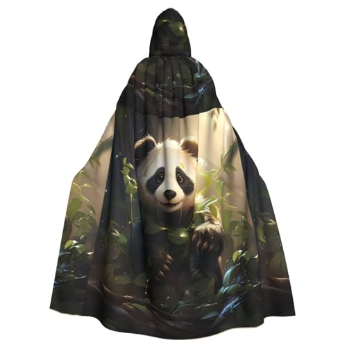 WZYGXMW Niedlicher Panda-Pflanzen-Bademantel mit Kapuze, für Halloween, Party, Rollenspiel, übergroßer Hut, Dekoration, Kostüm WZYGXMW Niedlicher Panda-Pflanzen-Bademantel mit Kapuze, für Halloween, Party, Rollenspiel, übergroßer Hut, Dekoration, Kostüm von WZYGXMW