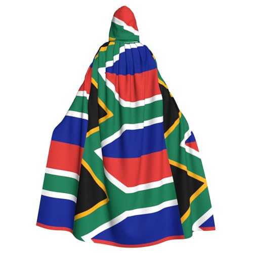 WZYGXMW Südafrika-Flagge, Erwachsenen-Umhang mit Kapuze, Umhang mit Kapuze, Halloween-Party, Rollenspiel, übergroßer Hut, Dekoration, Kostüm WZYGXMW Südafrika-Flagge, Erwachsenen-Umhang mit Kapuze, Umhang mit Kapuze, Halloween-Party, Rollenspiel, übergroßer Hut, Dekoration, Kostüm von WZYGXMW