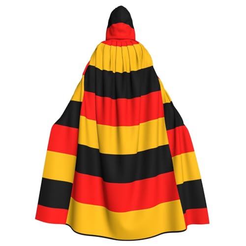 WZYGXMW Umhang mit Deutschland-Flagge für Erwachsene, mit Kapuze, Halloween-Party, Rollenspiel, übergroßer Hut, Dekoration, Kostüm WZYGXMW Umhang mit Deutschland-Flagge für Erwachsene, mit Kapuze, Halloween-Party, Rollenspiel, übergroßer Hut, Dekoration, Kostüm von WZYGXMW